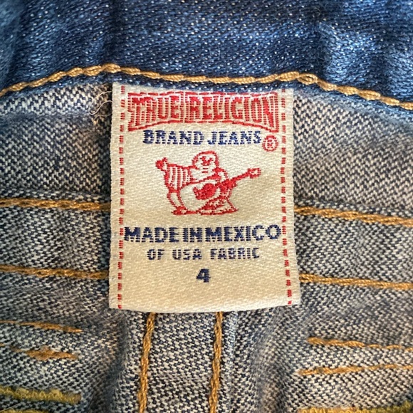 True Religion Girls Jeans size 4 - Picture 3 of 3